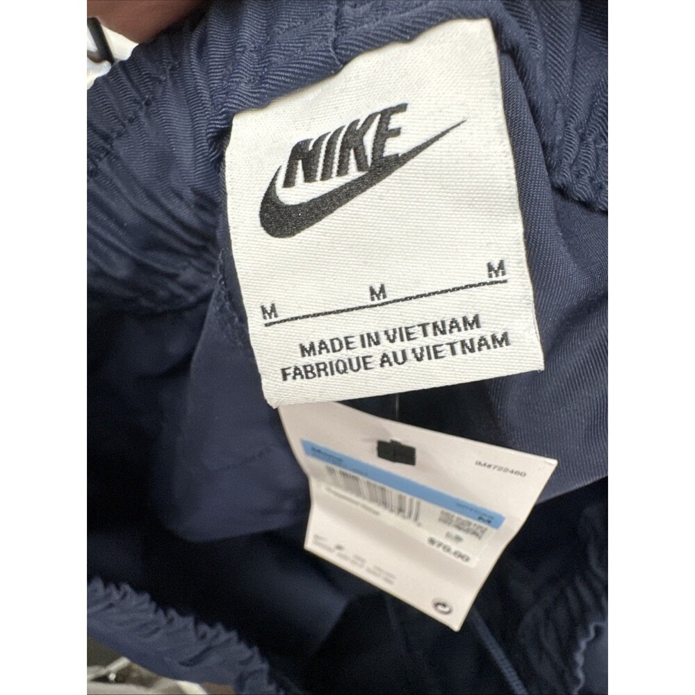 Nike Sportswear Club Chino Pants Men’s Medium Navy Standard Fit Woven NWT $70 - Picture 10 of 12